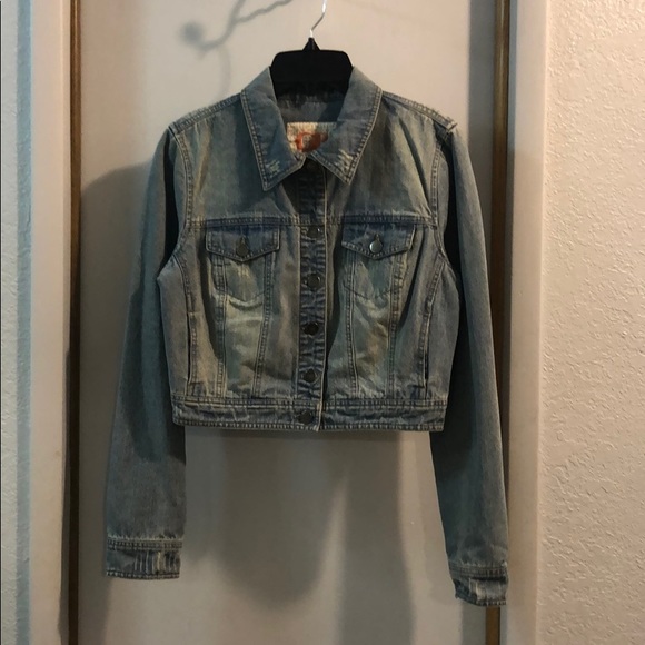 🆕 GB JR’s/ Cropped Denim Jacket 🆕 - Picture 2 of 5